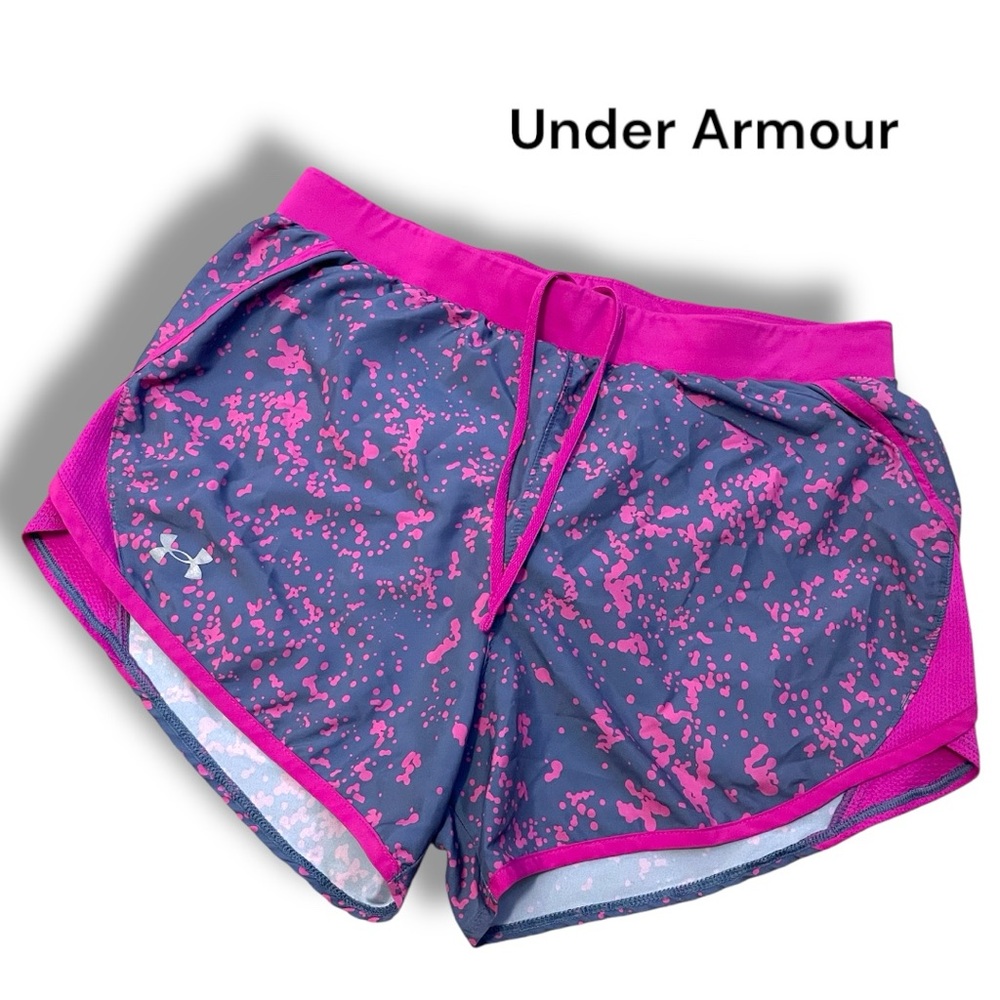 Under Armour Women's Splatter Print Athletic Shorts